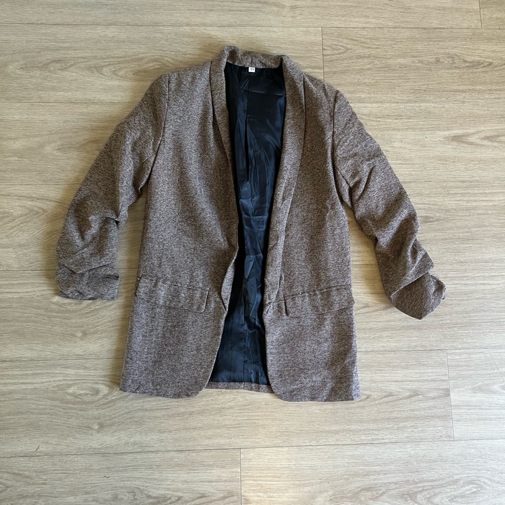 Brown blazer